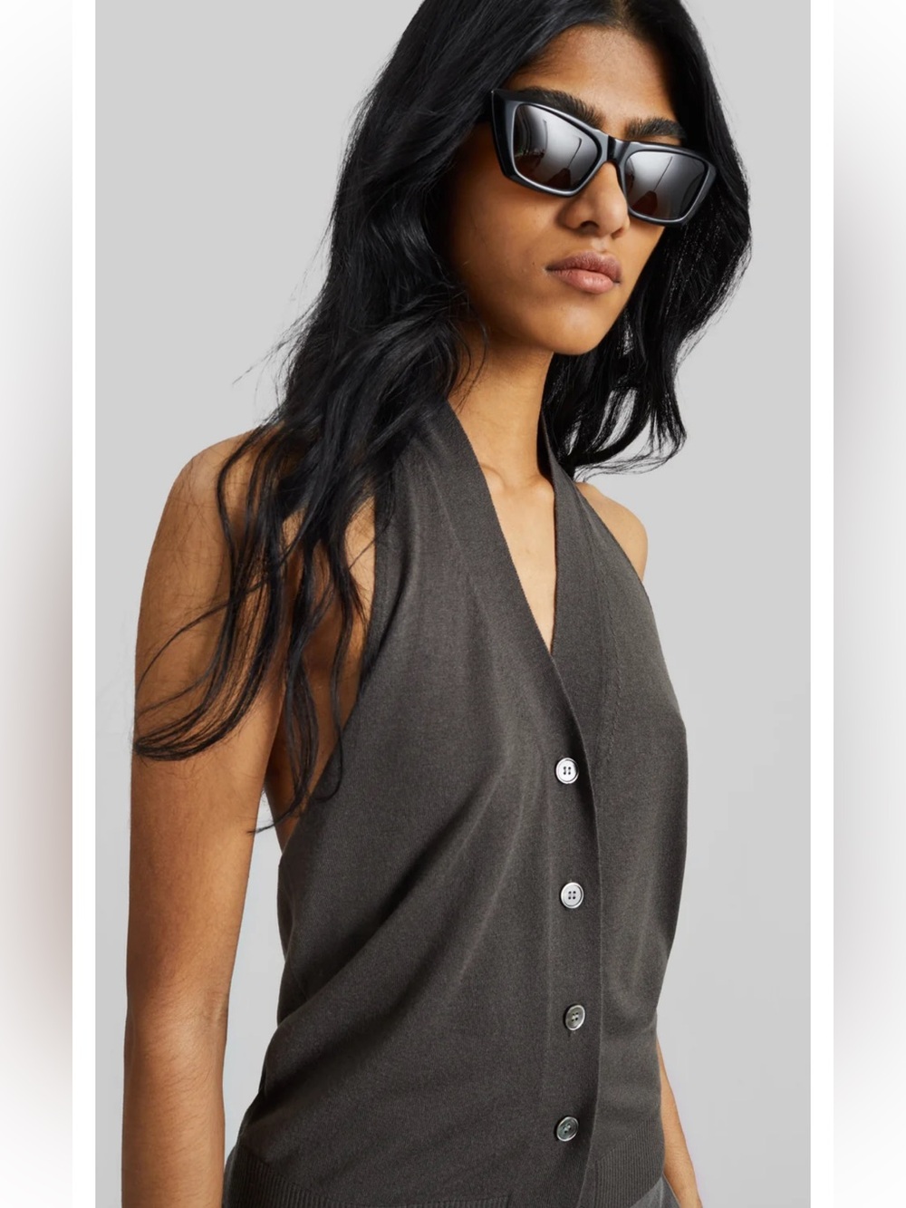 The Frankie Shop - nimi knit halter top